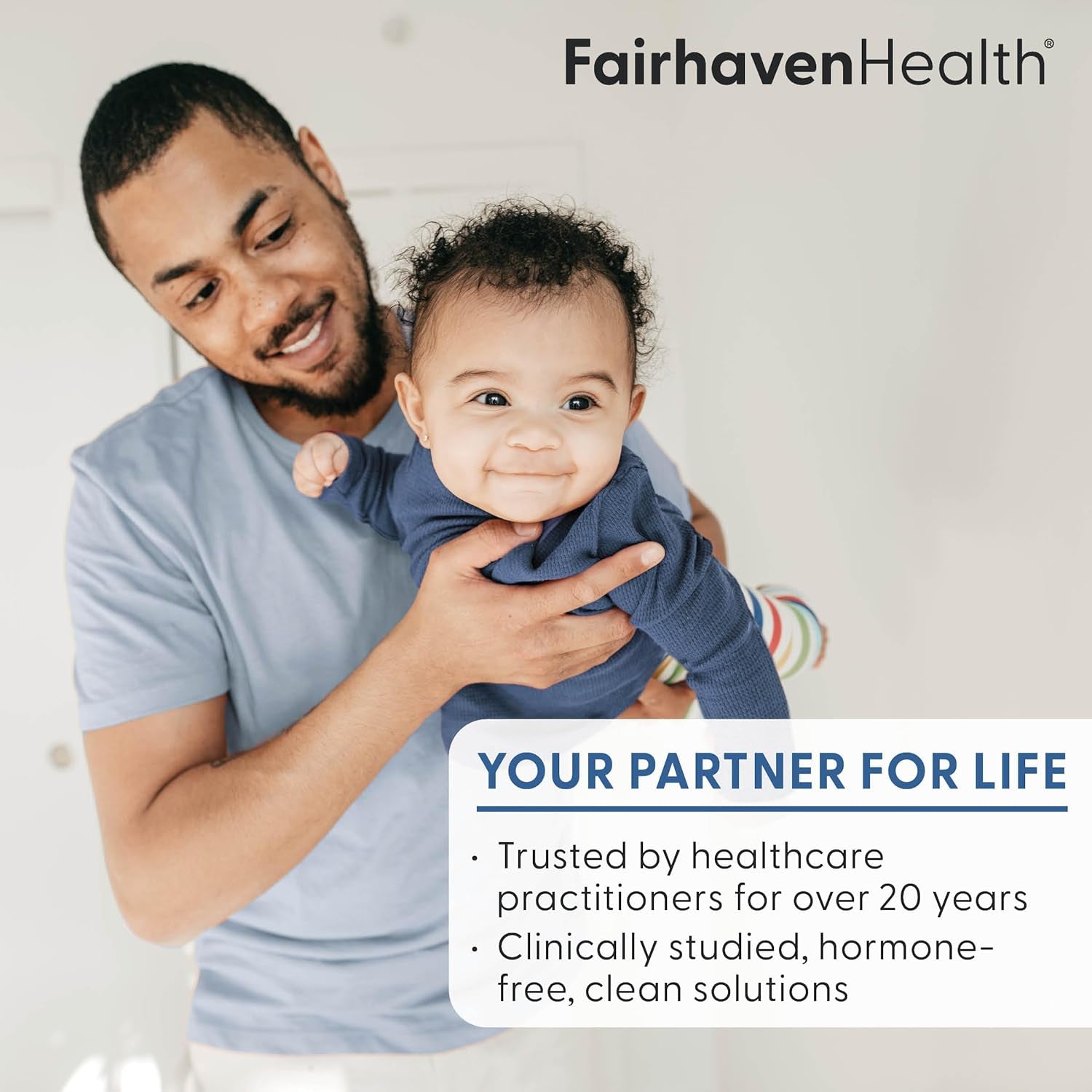 Fairhaven Health FH Pro for Men | Clinically Studied Premium Prenatal Fertility Supplements for Men | Male Fertility Supplements | Count and Motility Support Pre-Conception for Him | 180 Capsules