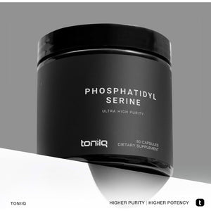 Toniiq Phosphatidylserine - 400Mg Formula - World’S First 50% Purity - Highest Purity in the US - Soy Free Phosphatidylserine Supplement - 90 Veggie Capsules