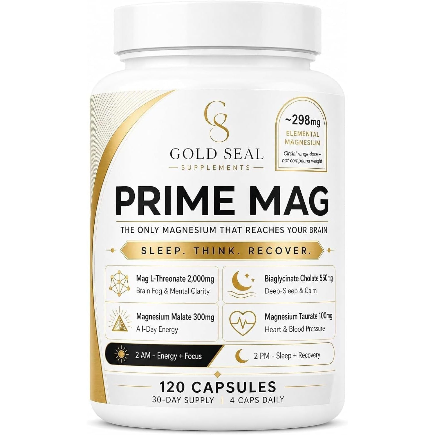 Gold Seal Prime Magnesium 120 Capsules