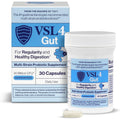 VSL4® Gut Daily Probiotics for Gut Health - 30B Cfus, Multi-Strain Digestive Support for Women & Men, Promotes Gut Balance & Regularity, Potent, Shelf-Stable Probiotic Supplement, 30 Capsules