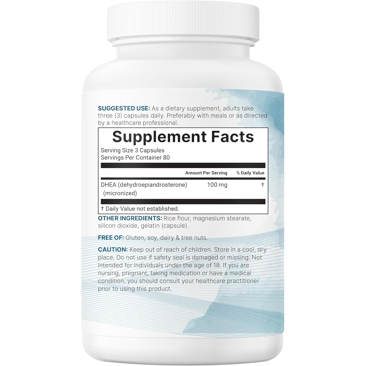 Micro Ingredients DHEA 100 Mg per Serving, 240 Capsules | Micronized DHEA Supplement for Women & Men | Non-Gmo, Gluten Free, Soy Free