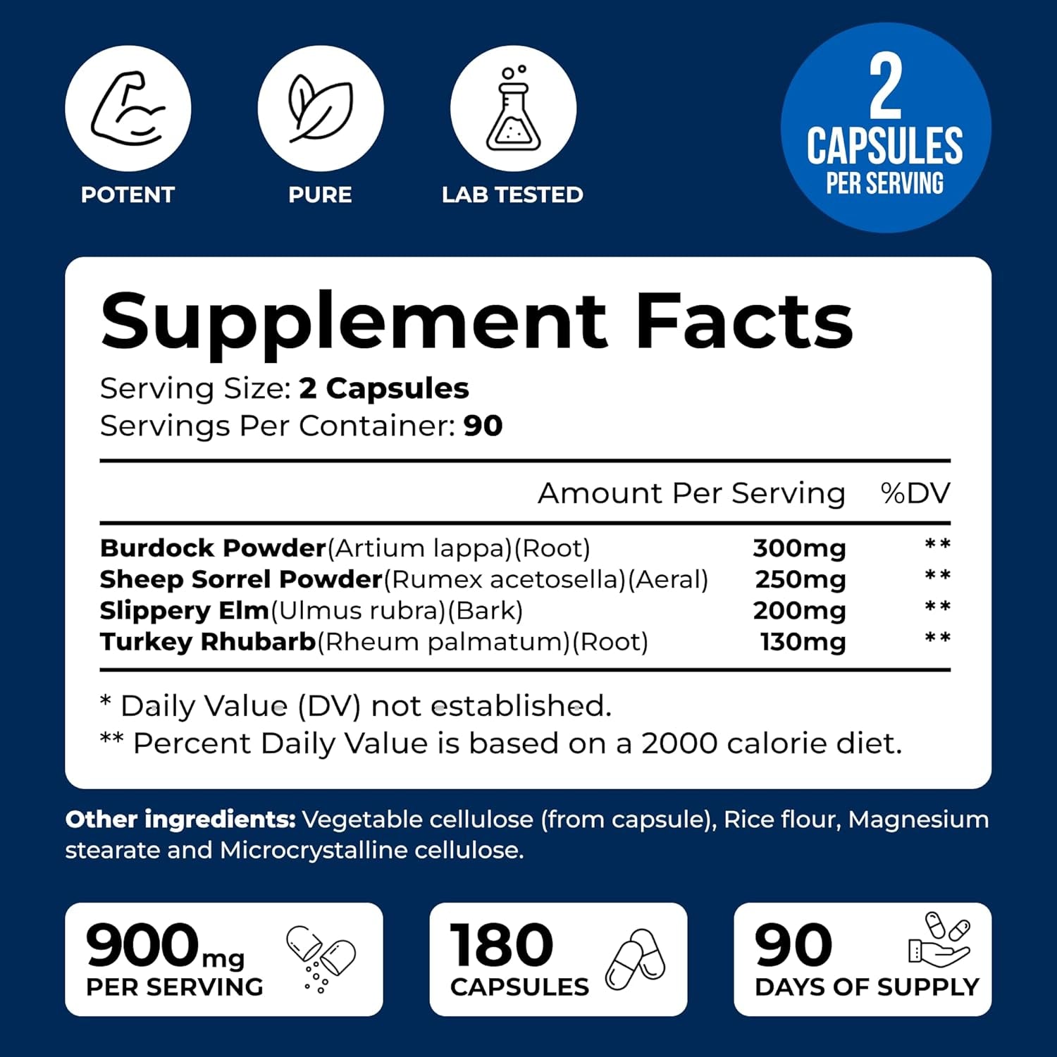 We like Vitamins Essiac Tea Capsules - 180 Count Immune Support Supplement with Burdock, Sheep Sorrel, Slippery Elm & Turkey Rhubarb - Genuine Essiac Tea 900Mg Daily Dose