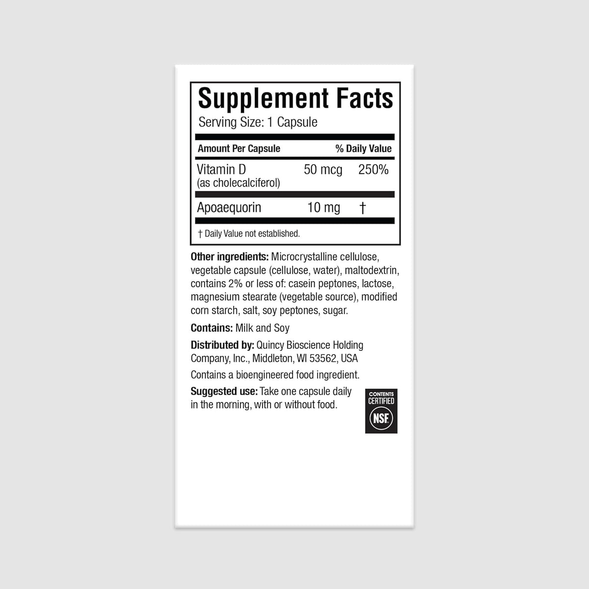 Prevagen Regular Strength - 30 Capsules |2 Pack | Formulated for Your Brain | 10Mg of Apoaequorin plus Vitamin D3 with 7-Day Pill Minder