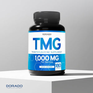 TMG Trimethylglycine Supplement 1,000Mg per Serving (3 Month Supply) - TMG Supplements for Homocysteine Control - as Betaine Anhydrous - Vegan, Third Party Tested & Non GMO - USA Made - (180 Capsules)