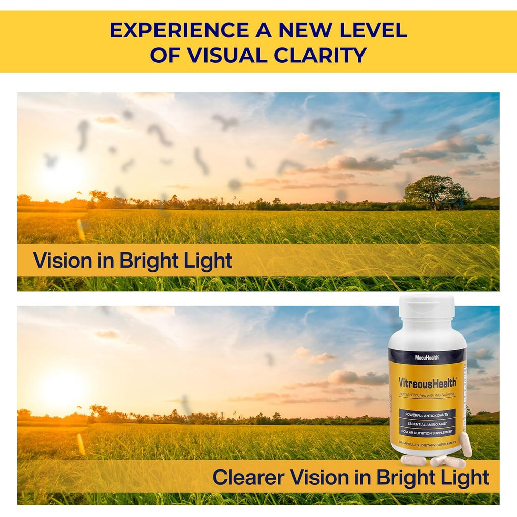 Macuhealth Vitreoushealth Evidence-Based Eye Supplement - 90 Capsules