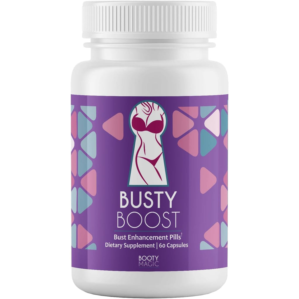 Busty Boost Breast Enhancement Pills - Enhancement & Enlargement Pills for Bigger Boobs & Growth. Natural Fenugreek, Saw Palmetto & Maca Formula. Fuller, Firmer Breasts in 1-2 Months – Made in USA