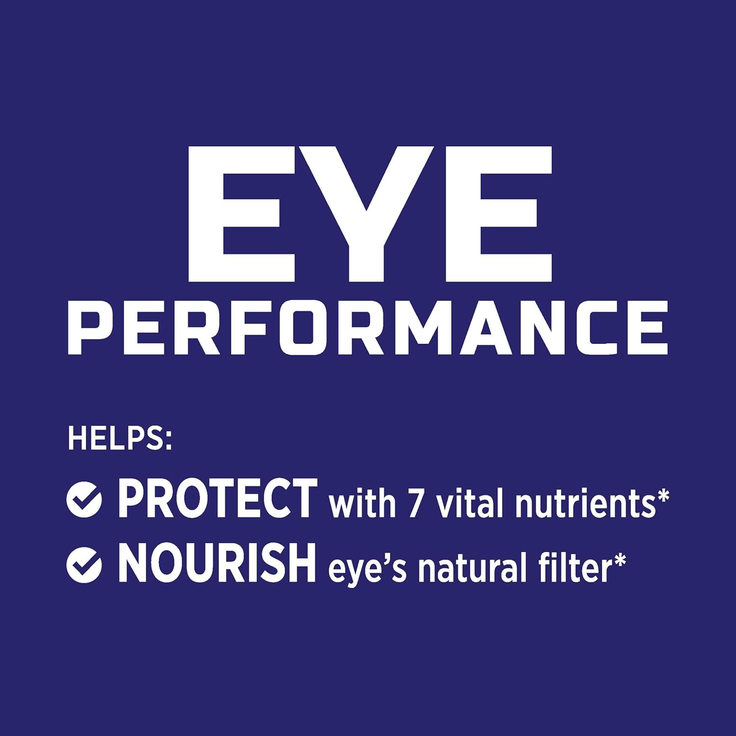 Ocuvite Eye Performance Vitamin & Mineral Supplement, Lutein and Zeaxanthin Supplements, Vitamins C, D, E, Zinc, and Omega-3, Helps Protect Eyes from Sun and Blue Light, 30 Softgels