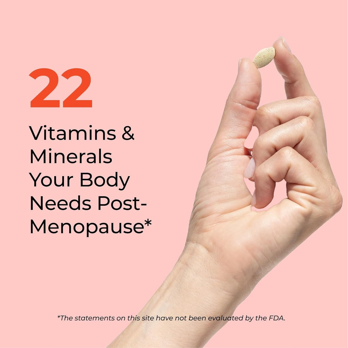 HUM Base Control Multivitamin for Women with Vitamin C, Biotin, Zinc, B Complex, Daily Women'S Multivitamin, 22 Essential Vitamins & Minerals, Support for Pre-Menopause, Gluten Free, 30 Capsules