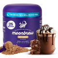 Moonbrew Magnesium Hot Cocoa Sleep Aid - Melatonin-Free Nighttime Drink Mix with Zinc Glycinate & Taurate - Sugar-Free Sleepy Hot Chocolate for Relaxation, Stress & Deep Rest - 25 Servings