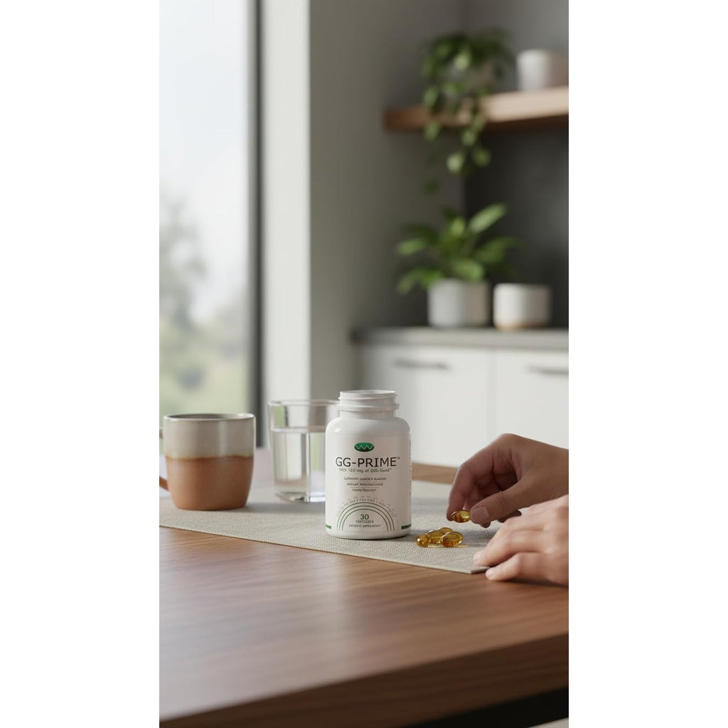 Gg-Prime™ Geranylgeraniol Supplement – 150Mg Gg-Gold® from Annatto – Supports Coq10 Production, Muscle & Bone Health – 30 Softgels