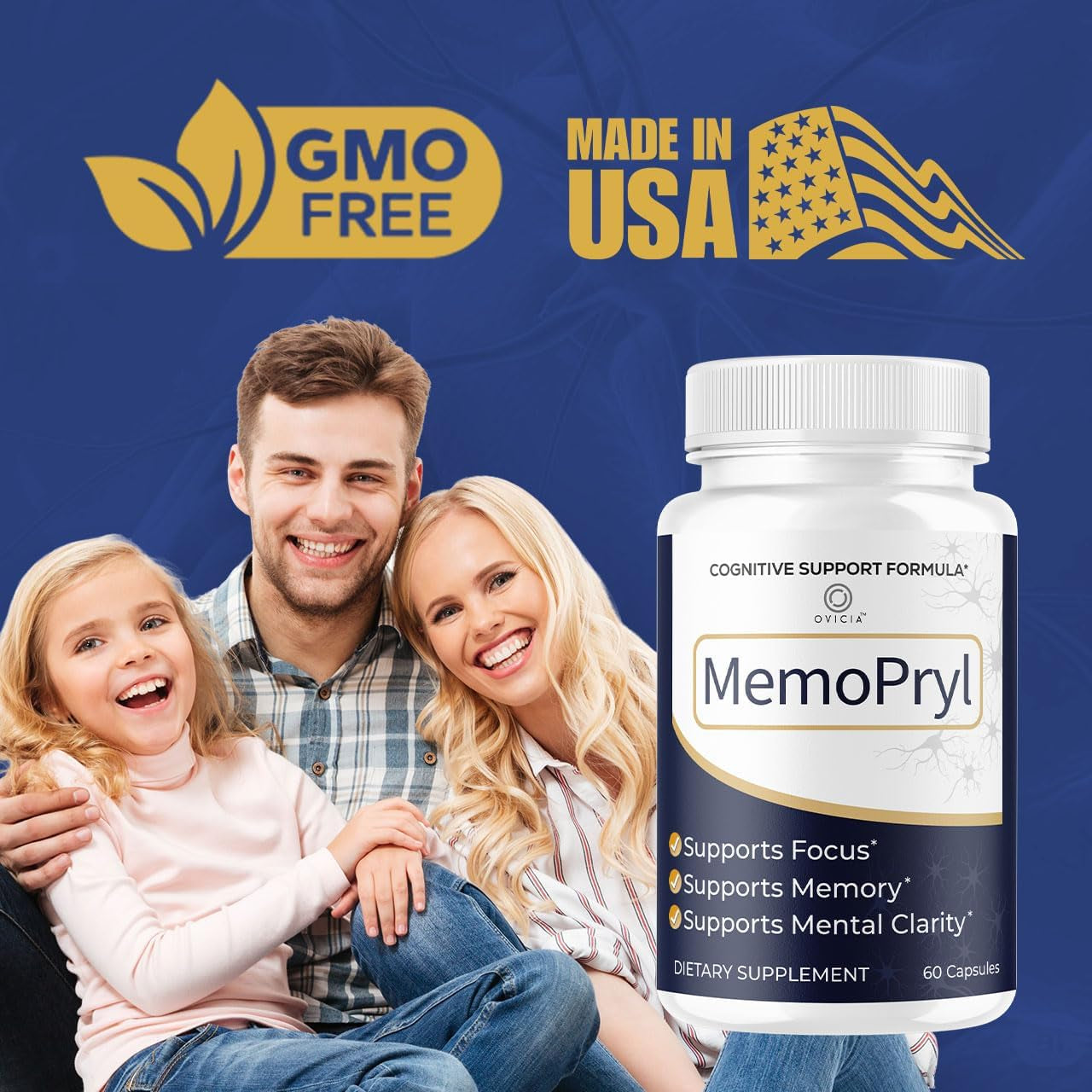 Memopryl Capsules - Memopryl Support Advanced Formula, Daily Memo Pryl Pills All Natural Ingredients Premium Formula Vitamins for Overall Health & Wellness Reviews, 60 Capsules for 1 Month