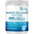 NATURE TARGET Marine Collagen Peptides Powder - Type I & III Collagen with Probiotics, Vitamin C & Hyaluronic Acid for Skin, Hair, Nails, Wild-Caught Fish & Grass-Fed Bovine, 35 Servings