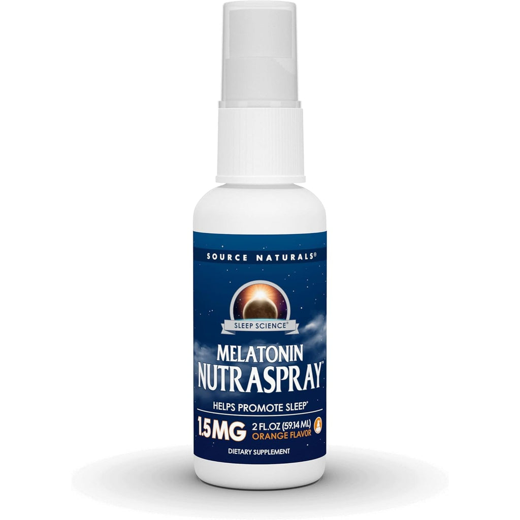 Source Naturals Sleep Science Melatonin Nutraspray -Orange Flavored - 1.5 Mg - 2 Fluid Oz