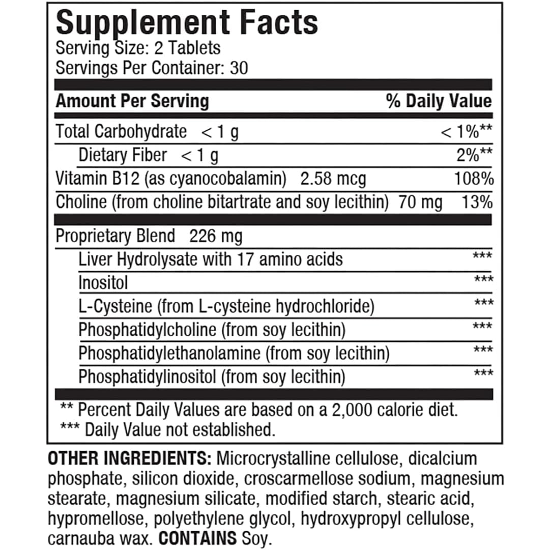 Liverite Liver Aid 60 Tablets, Supports Healthy Liver Function, Cleansing, Energy & Daily Wellness
