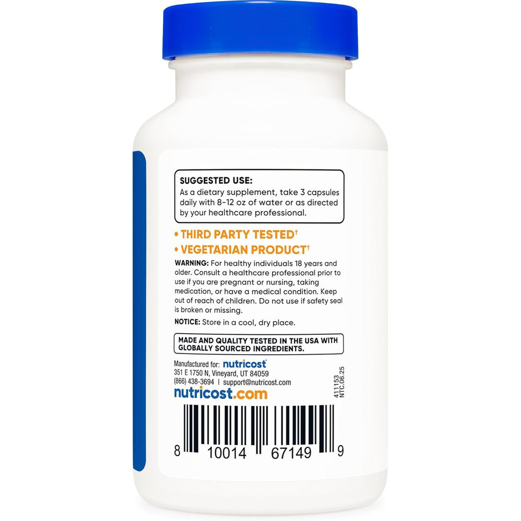Nutricost Spermidine Wheat Germ Extract Supplement 120 Capsules for 40 Servings per Bottle - Vegetarian, GMO Free