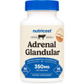Nutricost Adrenal Glandular (350Mg) 90 Capsules - Bovine Adrenal Cortex Supplement, Gmo-Free, Gluten-Free