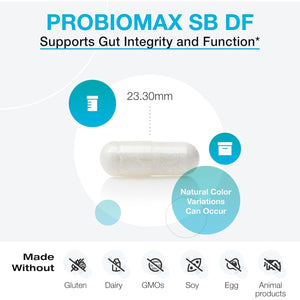 XYMOGEN Probiomax Sb 35B - 35 Billion CFU Probiotic Supplement for Digestive Health Support* - Saccharomyces Boulardii - Vegetarian, Non-Gmo & Gluten-Free - 30 Capsules