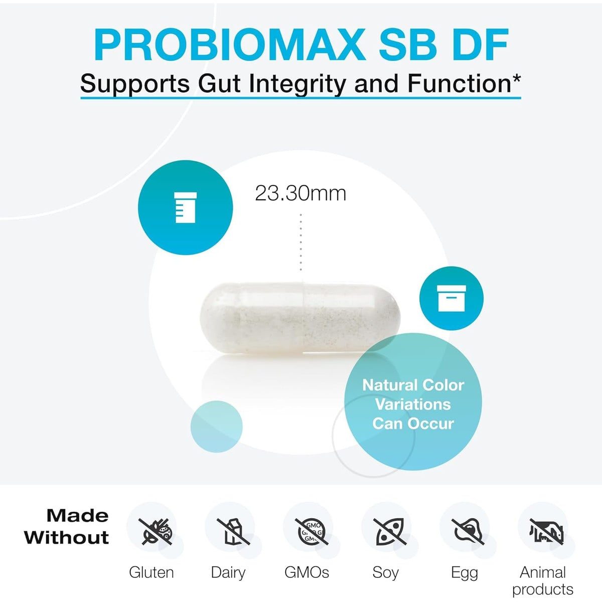 XYMOGEN Probiomax Sb 35B - 35 Billion CFU Probiotic Supplement for Digestive Health Support* - Saccharomyces Boulardii - Vegetarian, Non-Gmo & Gluten-Free - 30 Capsules