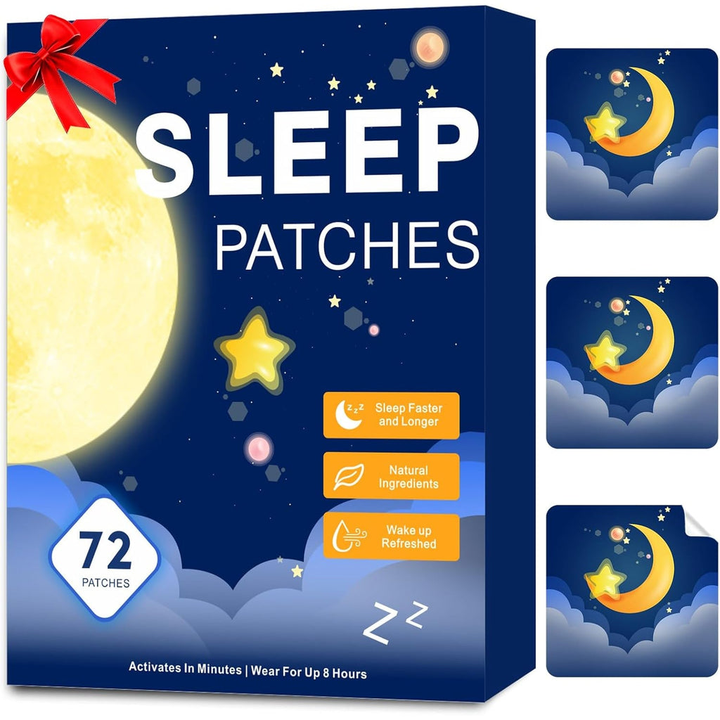 Sleep Patches for Adults Extra Strength, Sleep Patch with Melatonin & Valerian, All-Natural Deep Sleep Support Patches