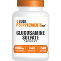 Bulksupplements.Com Glucosamine Sulfate Capsules - Glucosamine Supplement, for Joint Support - Glucosamine Sulfate 1000Mg, Gluten Free, 1 Capsule per Serving, 240 Capsules (Pack of 1)