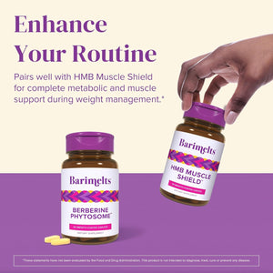 Barimelts Berberine Phytosome 550Mg – Clinically Studied Berbevis for 4X Better Absorption Vs Regular Berberine – Supports Metabolism & Blood Sugar – 60 Smooth-Coated Caplets