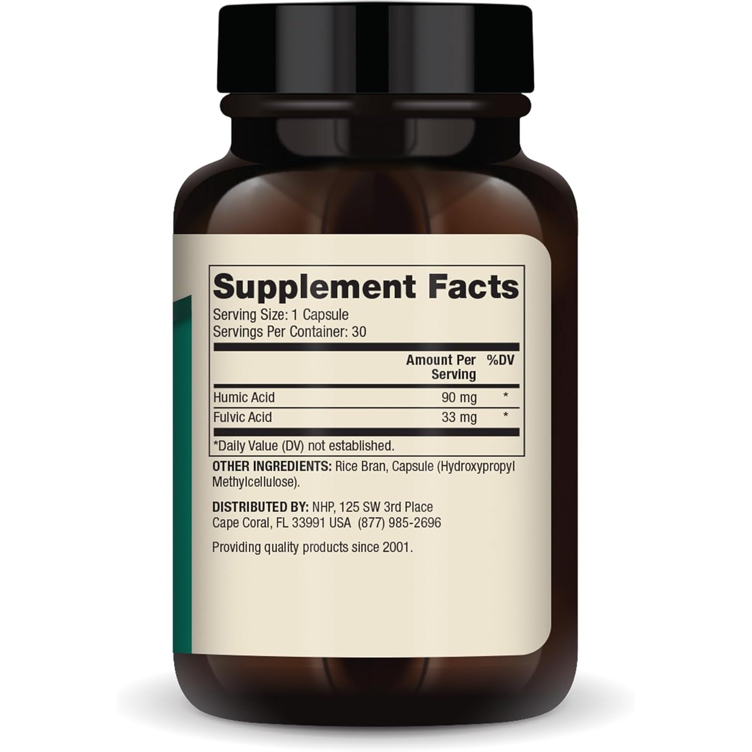Dr. Mercola Humic Fulvic Acid Complex - Gut Health Support - Aids Occasional Bloating & Indigestion - Also Supports Immune, Brain & Cellular Health - Non-Gmo & Gluten-Free - 30 Capsules (30 Servings)