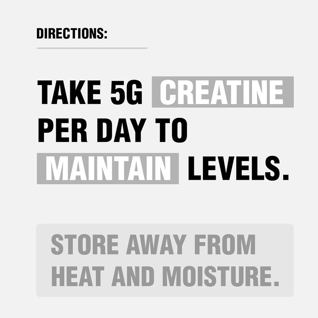 HEARTHY FOODS Creatine Monohydrate Micronized Powder 500G - 100 Servings, 5000Mg per Serving (5G) - for Men & Women Muscle Growth & Recovery - UNFLAVORED