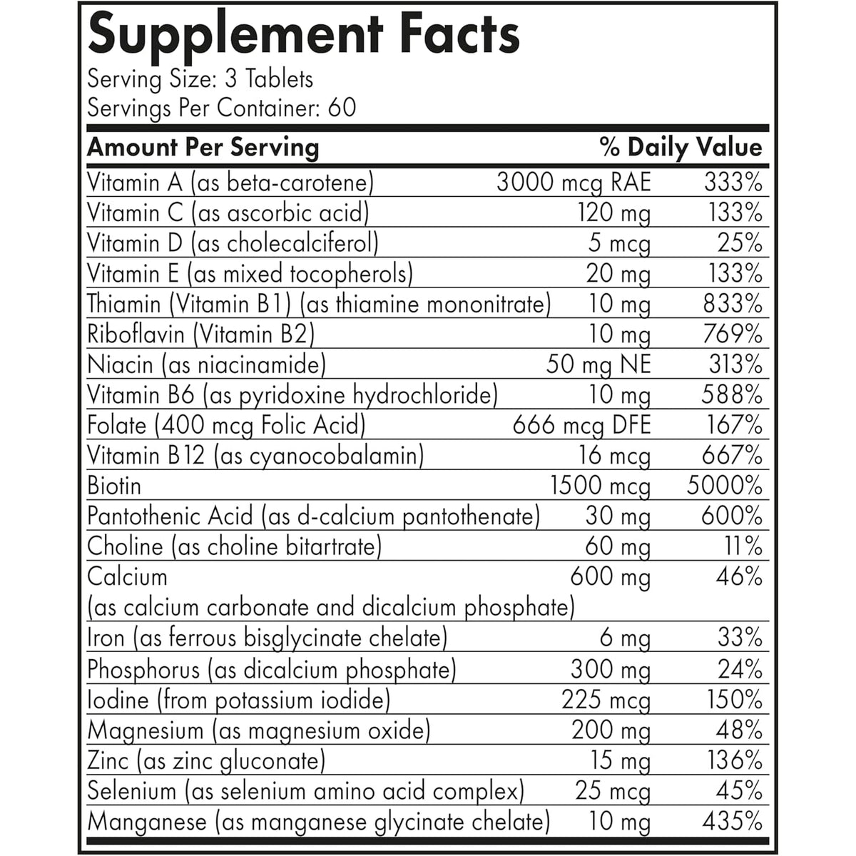 Futurebiotics Hair, Skin & Nails Beauty Multivitamin with Biotin, Hair Vitamins and Skin Vitamins That Promote Healthy Hair and Nail, 180 Tablets