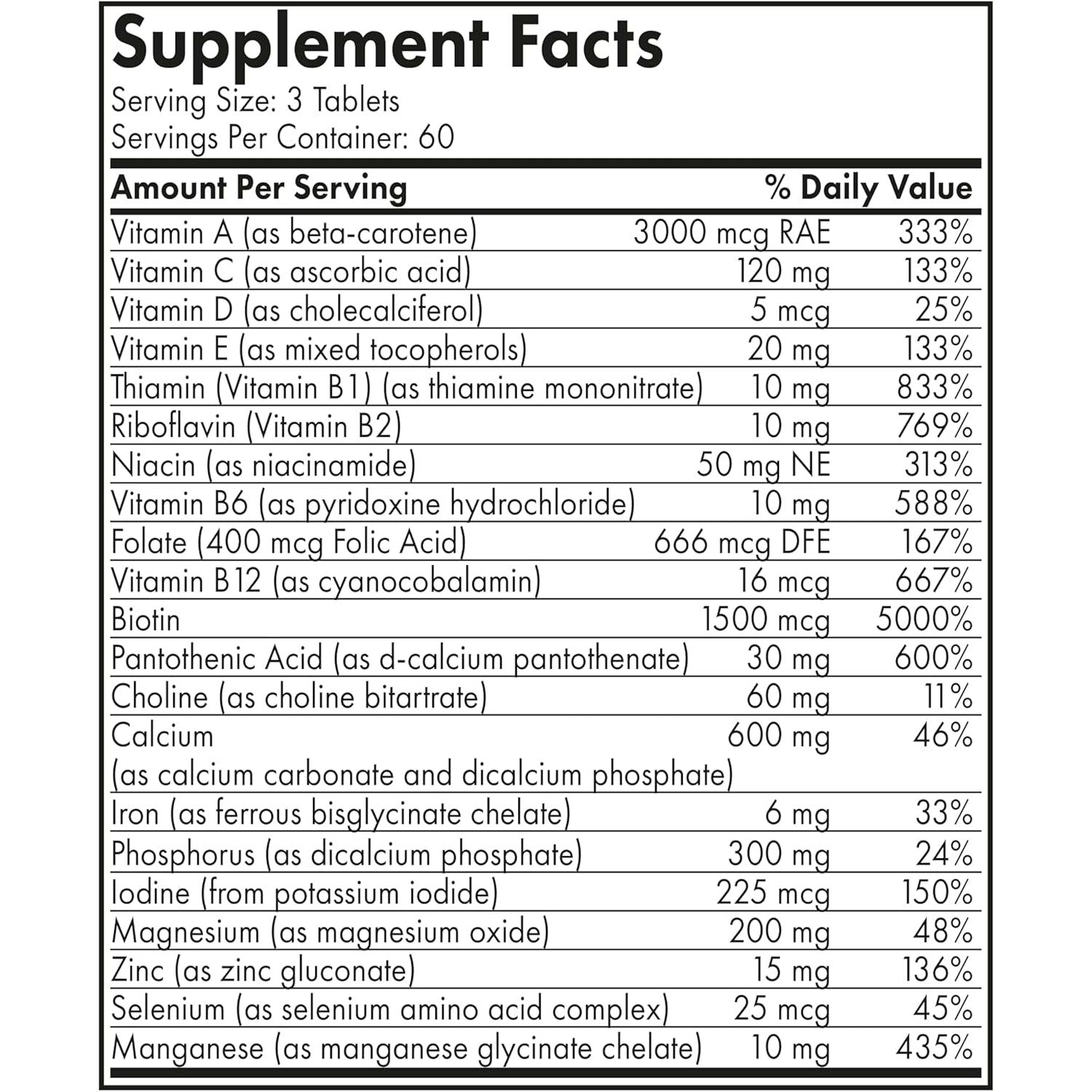 Futurebiotics Hair, Skin & Nails Beauty Multivitamin with Biotin, Hair Vitamins and Skin Vitamins That Promote Healthy Hair and Nail, 180 Tablets