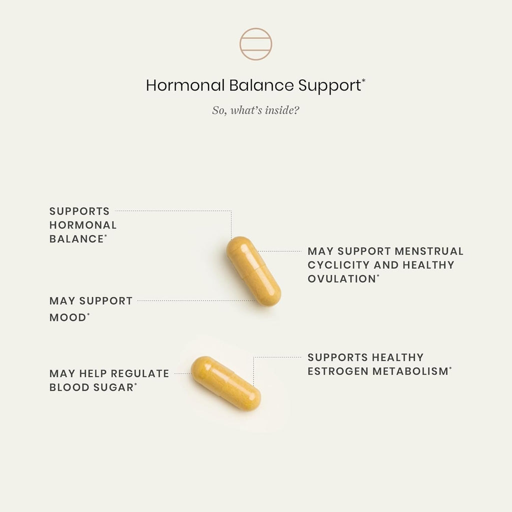 Perelel Hormone Balance Support, Myo & D Chiro Inositol, Womens Inositol Supplement with Berberine, Alpha Lipoic Acid, & Dim to Support Female Health, Soy, Dairy & Gluten Free, Non GMO, 120 Capsules