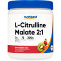 Nutricost L-Citrulline Malate 2:1 (300 Grams) (Strawberry Kiwi)