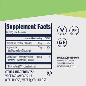 Vimergy Celeryforce – Nutrients and Amino Acids – Supports Your Wellness Routine* – Kosher, Vegan & Gluten-Free – 60 Capsules