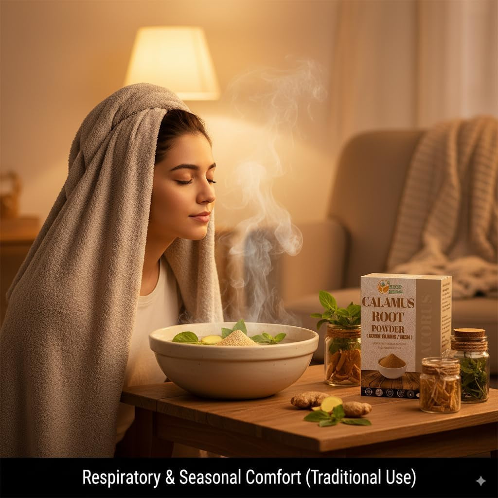 Herbs Botanica Calamus Powder 100% Pure & Organic Acorus Calamus Root Powder for Herbal Tea, Wellness & DIY Use Finely Ground, Non-Gmo & Additive Free 2 Oz Pack