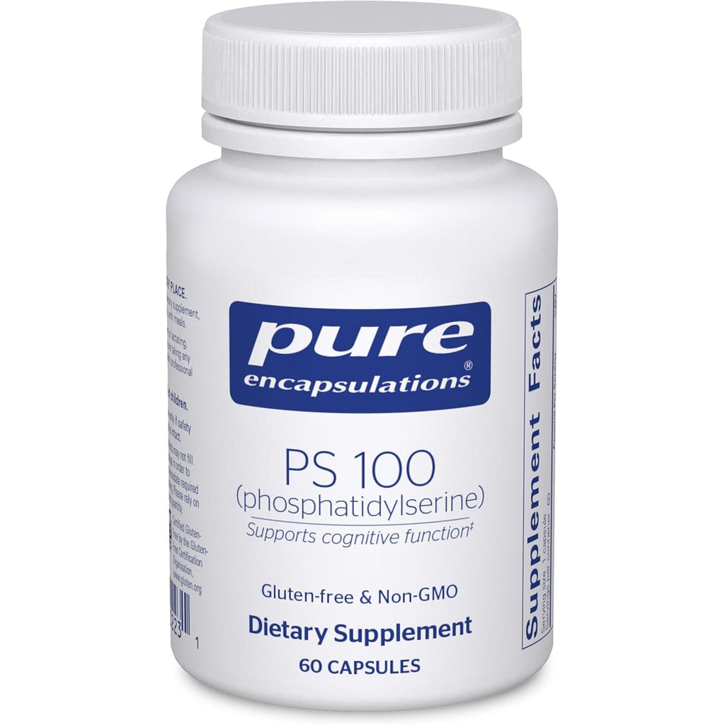 Pure Encapsulations PS 100 | Phosphatidylserine Amino Acid Supplement for Brain and Memory* | 60 Capsules