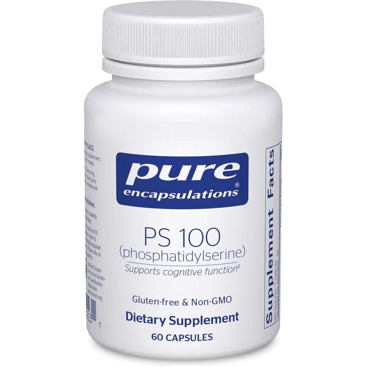 Pure Encapsulations PS 100 | Phosphatidylserine Amino Acid Supplement for Brain and Memory* | 60 Capsules