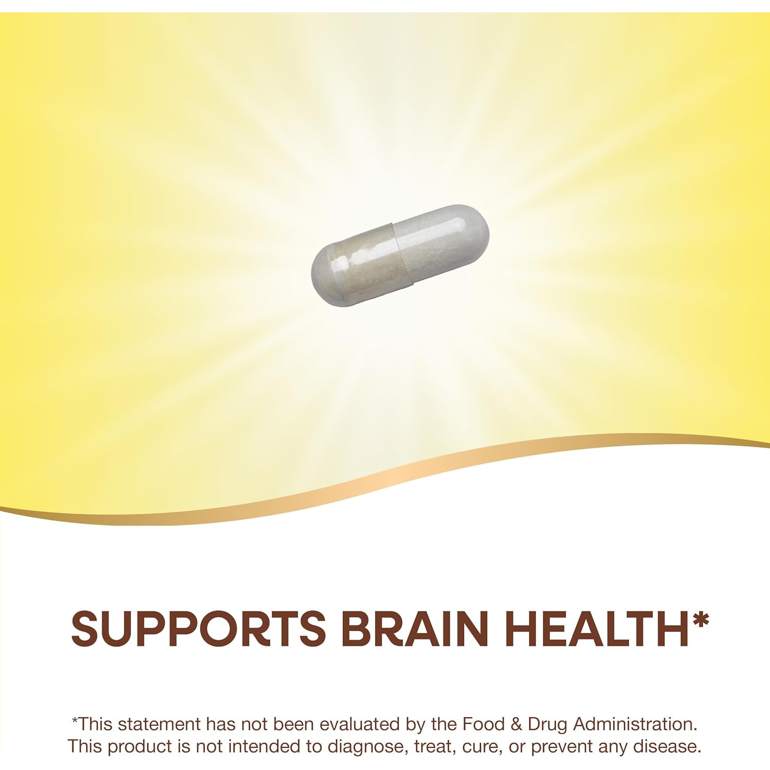 Nature'S Way GABA, Gamma-Aminobutyric Acid, Supports Brain Health*, 250 Mg per Serving, 60 Vegan Capsules (Packaging May Vary)