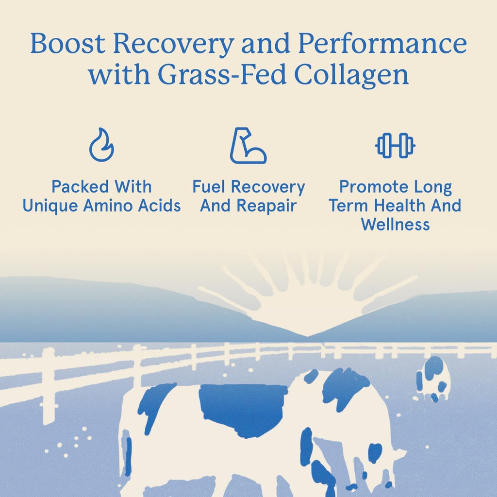 Equip Foods Grass Fed Collagen Powder | Hydrolyzed Bovine Collagen Peptides with Amino Acids | Prime Beef Collagen for Healthy Joints, Skin & Nails | Non-Gmo, Paleo Friendly | 30 Servings, Unflavored