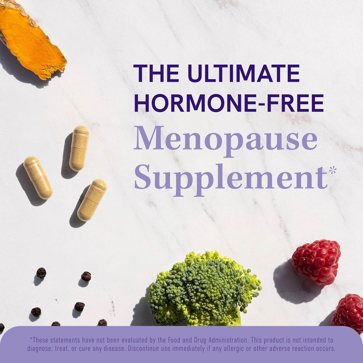 Menopause Supplement for Women Hot Flashes & Night Sweats | Hormone Balance, Menopause Relief for Women & Perimenopause Support | with Black Cohosh, DIM & Red Clover | Third-Party Tested | 30 Ct