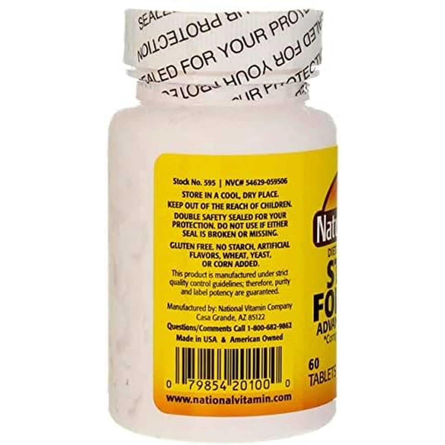 Nature'S Blend Stress Formula Vitamins 60 Tabs, 079854201000