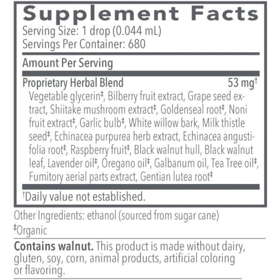 Biocidin Liquid Formula - Biocidin Broad-Spectrum Botanical Drops for Microbiome Balance - Biofilm Buster Support and Gut Detox Cleanse Routine - 18 Botanical Extracts (1 Oz)