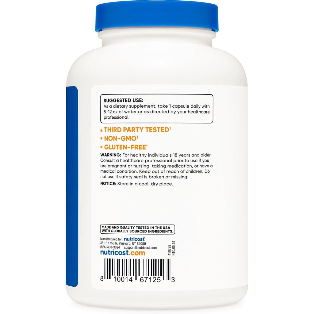 Nutricost L-Arginine L-Citrulline Complex 750Mg, 240 Capsules - Non-Gmo