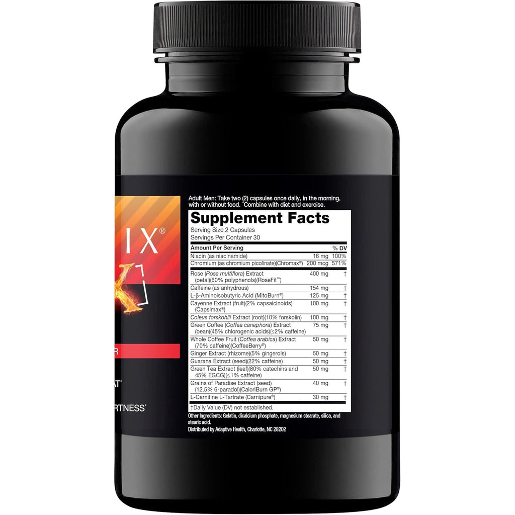 Nugenix Thermo-X: Thermogenic Fat Burner Supplement for Men, Extreme Metabolic Accelerator, 60 Count