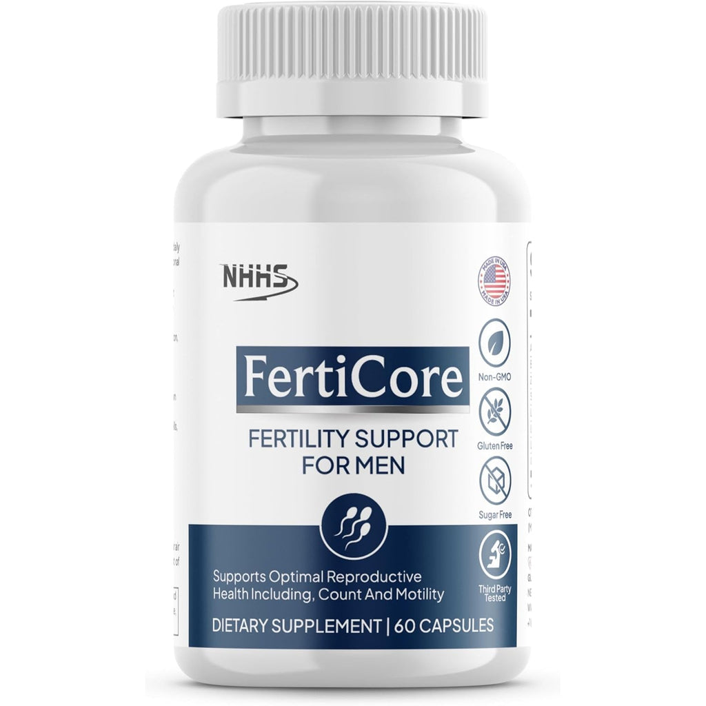 Ferticore – Men’S Fertility & Reproductive Wellness Supplement – Supports Sperm Health, Motility & Vitality – with Vitamins, Minerals, Amino Acids & Antioxidants – Made in USA, 60 Capsules