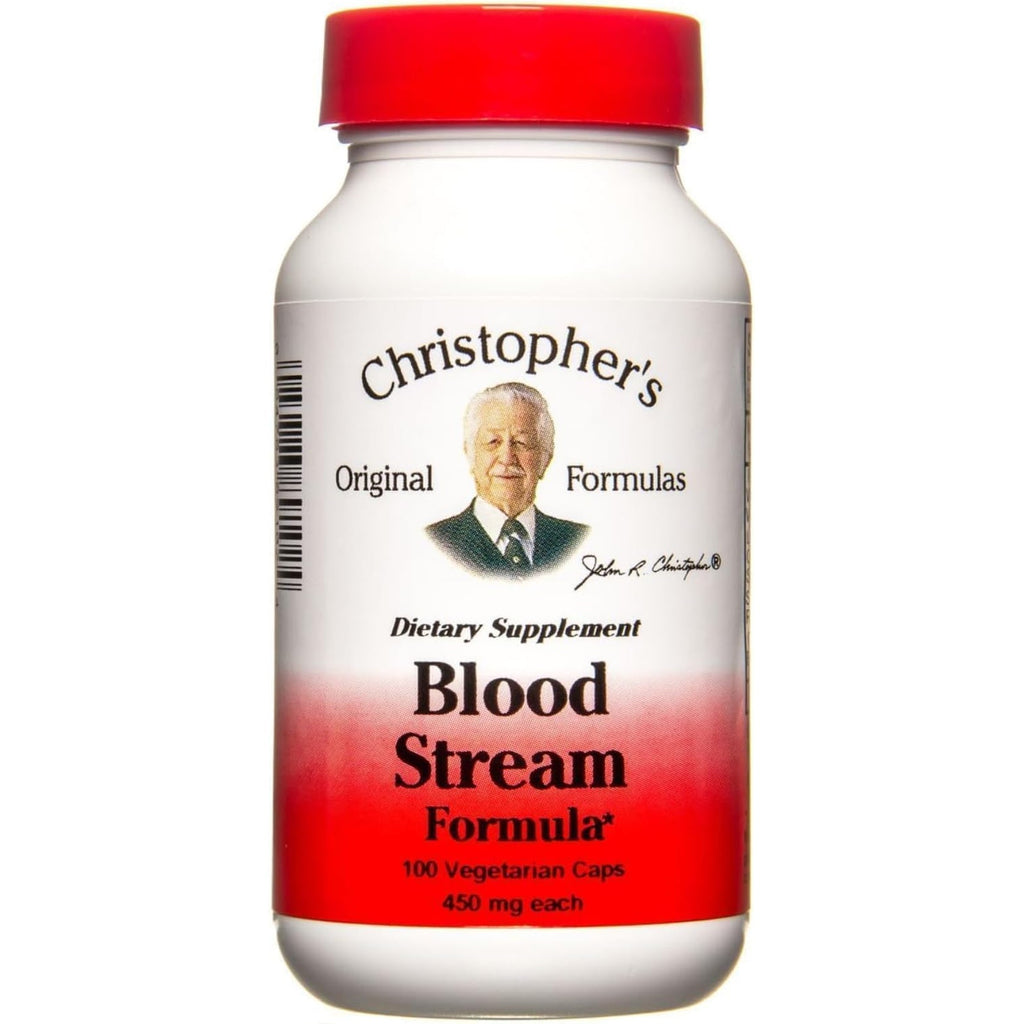 Christopher'S Original Formulas Blood Stream Formula - Blood Circulation Supplements - Supports Vein Elasticity, Clean & Pure Bloodstream
