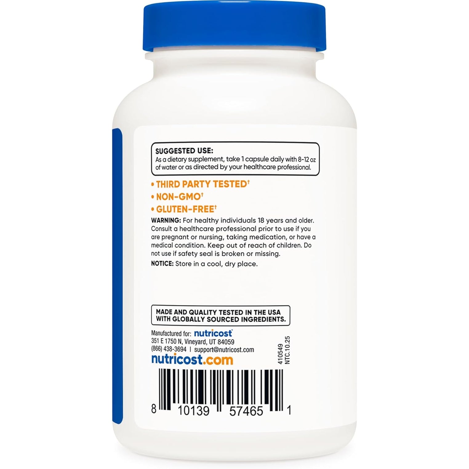 Nutricost Egg Shell Membrane, 500 MG per Serving, 120 Capsules - GMO Free, Gluten Free