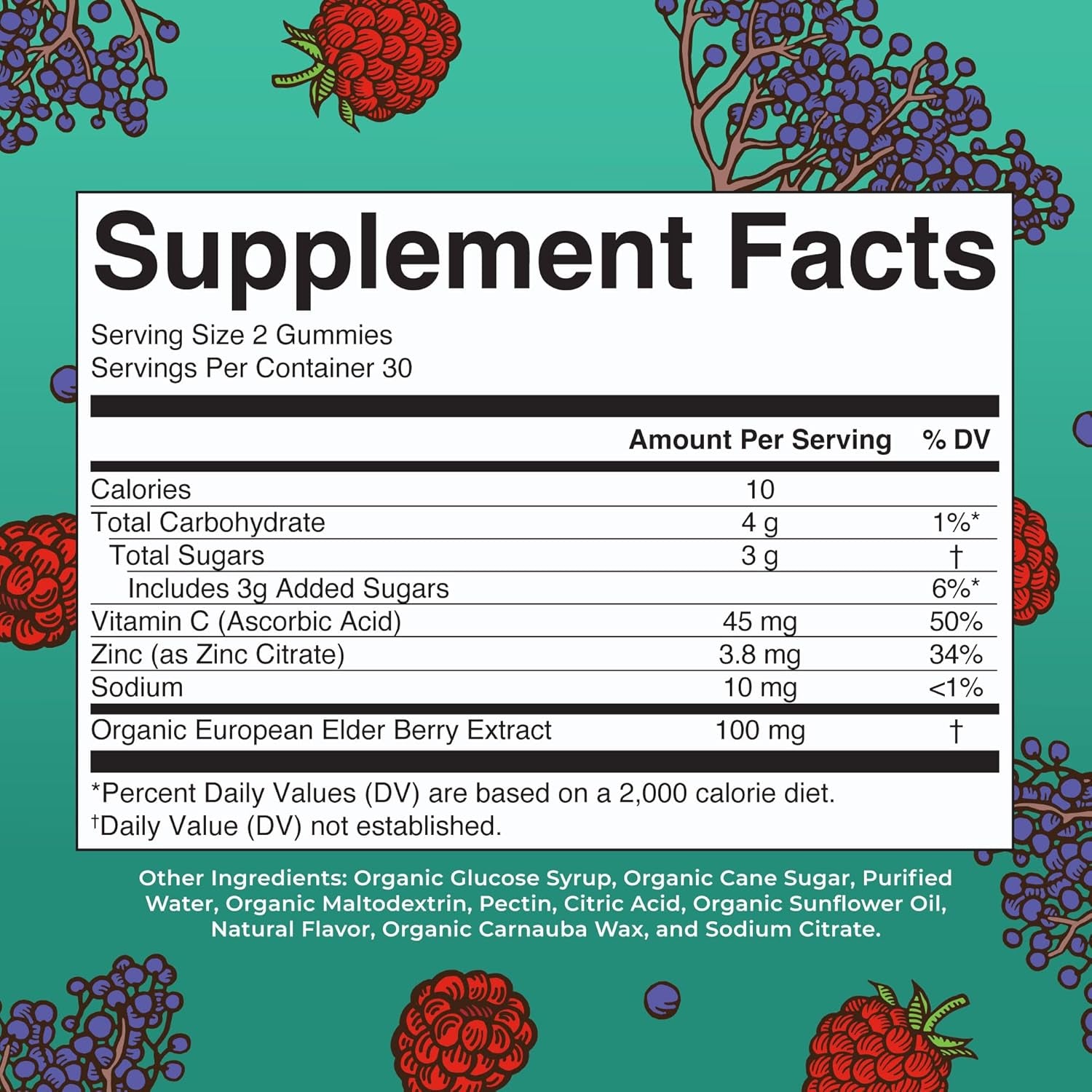Maryruth Organics Kids Immune Support Gummies | USDA Organic | Vitamin C, Zinc, and Elderberry Gummies for Kids| Immune Support for Ages 4+ | Vegan | Non-Gmo | Gluten Free | 60 Count