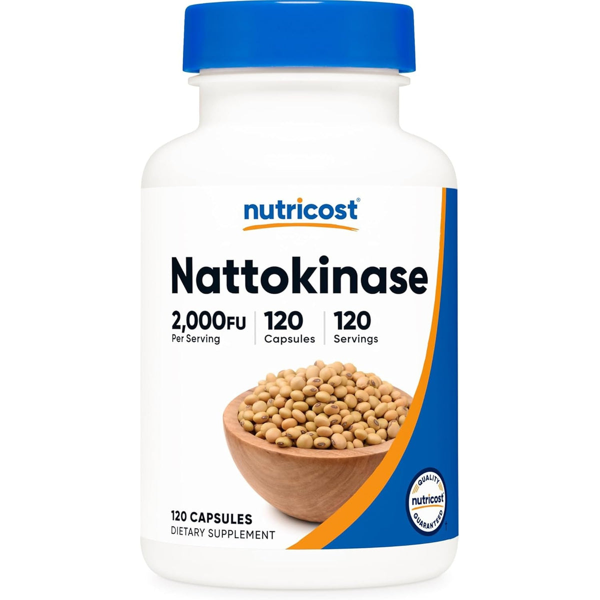 Nutricost Nattokinase 2,000FU, 120 Capsules - Gluten Free, Non-Gmo, Vegetarian Friendly