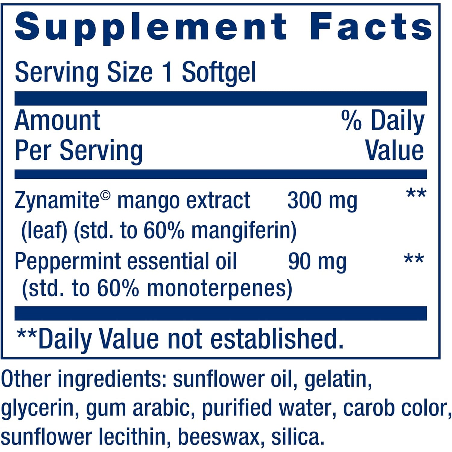 Life Extension Brain Fog Relief, Mango Leaf Extract, Standardized Peppermint Oil, Nootropic Brain Supplement for Clarity and Focus, Fast-Acting, Caffeine-Free, Gluten Free, Non-Gmo, 30 Softgels