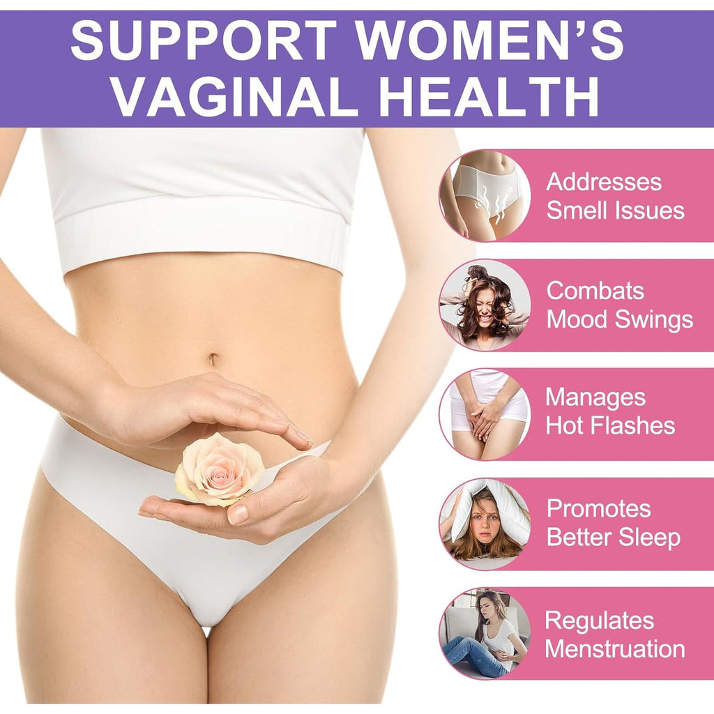 Vaginal Probiotics for Women, Vital Source Feminine Gummies, Ph Balance for Women, Premium Feminine Balance Gummies, Promotion of Womens Health - 60Gummies