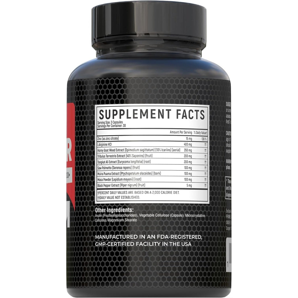 Premium Male Enhancement | Rapid Acting Blood Flow Support | Bigger, Rock Hard, Longer | 9 in 1 Intimacy Complex to Restore Confidence, California Manufactured, 3Rd Party Tested – 90 Caps